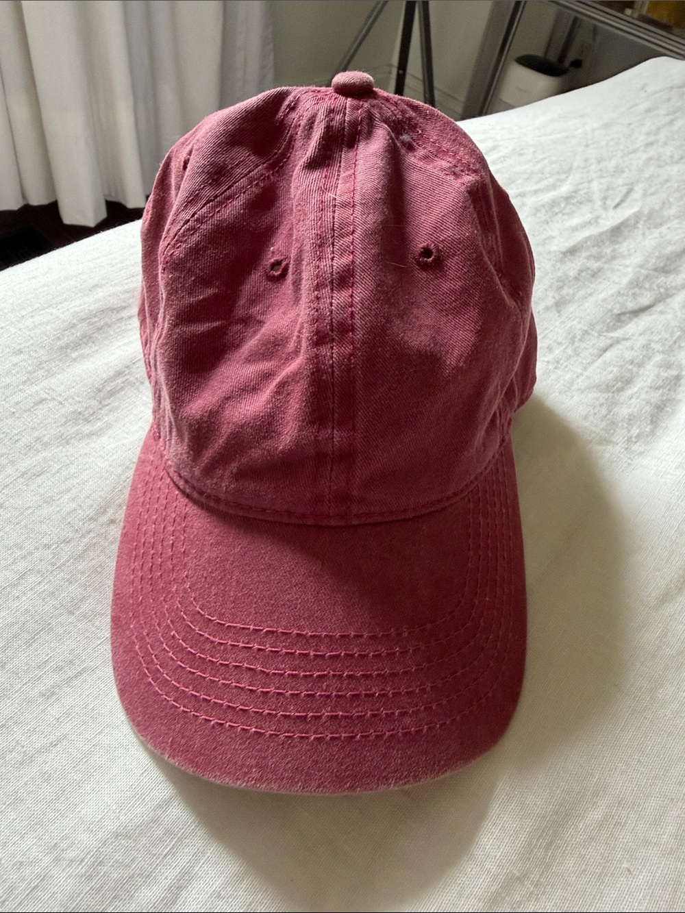 NWOT David & Young Rose New York Dusty Rose Cotton Baseball Cap